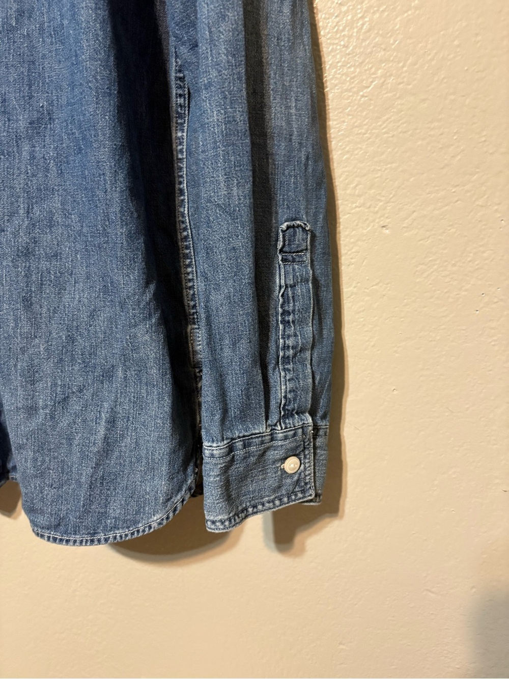 Men’s American Eagle Outfitters Light Blue Denim Shirt Size XL/TG - Picture 3 of 10
